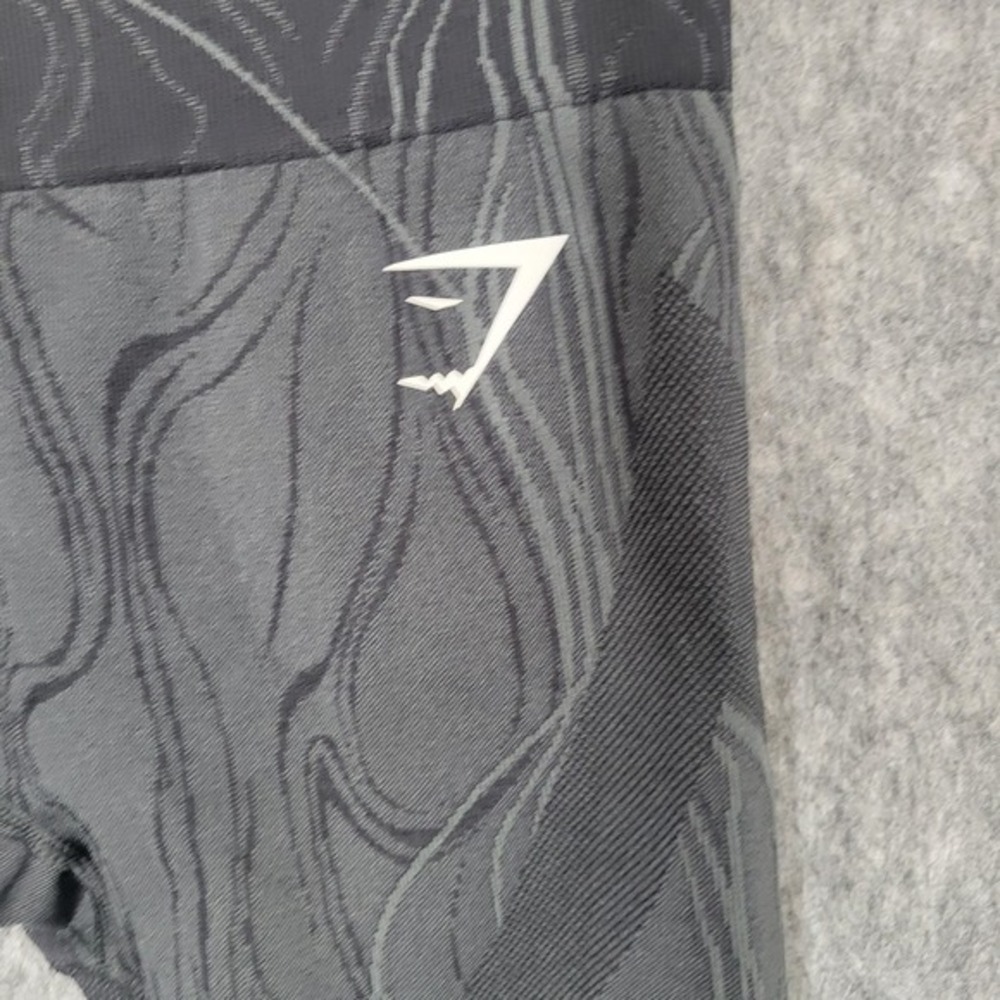 Gymshark Adapt Camo‎ Seamless Leggings Womens Small Gray Black Shaded High Waist - Picture 4 of 10